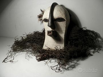 Maschera Kifwebe Songye 1970 arte tribale africana