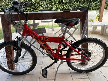 Bici bambino/a 20" rossa cambio Shimano