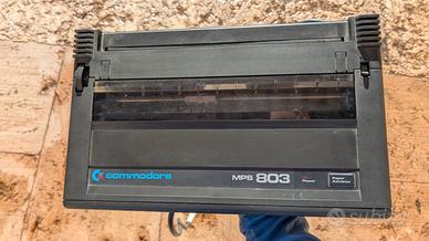 commodore stampante MPS 803 con cartuccia