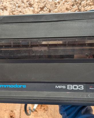 commodore stampante MPS 803 con cartuccia