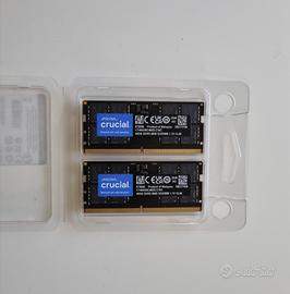 Ram 96GB DDR5 Crucial 5600 SODIMM 96 gb 2x 48 gb