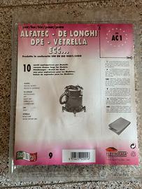 SACCHI ASPIRAPOLVERE PER MODELLI ALFATEC DE LONGHI