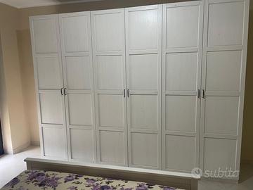 Armadio IKEA bianco grande e capiente