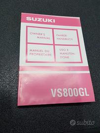 USO E MANUTENZIONE MANUALE SUZUKI VS800GL INTRUIDE