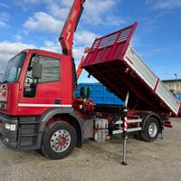 IVECO EuroTech Cursor270 con GRU e RIBALTABILE