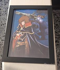 cornice quadretti 13x18 capitan harlock