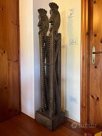 Porta CD Etnico in legno