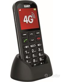 TELEFONO SAIET NEXT 4G NERO NUOVO IMBALLATO