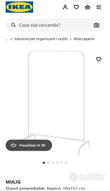 Stand appendiabiti MULIG Ikea