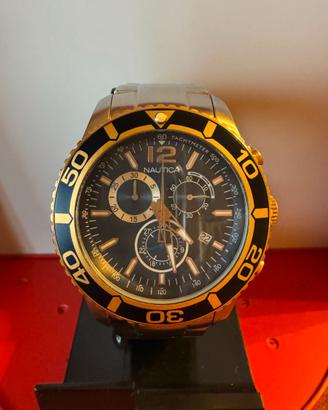 Nautica NST Cronografo full set acciaio/oro rosa