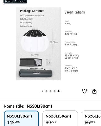 NEEWER 90cm Softbox