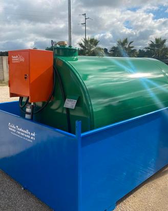 cisterna serbatoio gasolio 3000 litri pronta conse