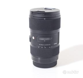 OBIETTIVO SIGMA ART 18-35 MM F/1.8 DC HSM. CANON.