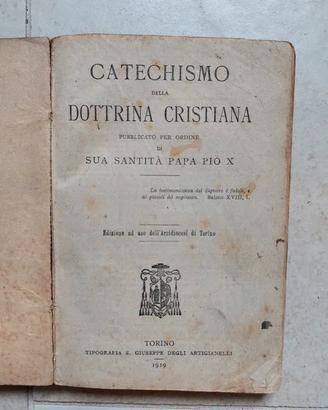 Catechismo Dottrina Cristiana Papa Pio X 1919