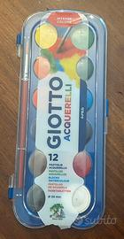GIOTTO acquerelli, Conf. 12 pz, Con pennello nuovo