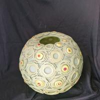 Vaso in vetro con murrine