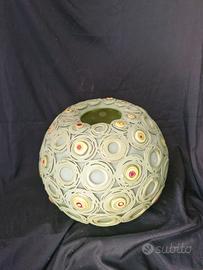 Vaso in vetro con murrine