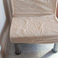 poltrona /letto richiudibile una piazza con fodera