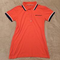 T-shirt polo arancione BMW GolfSport TG S
