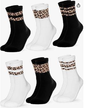 Occulto Calze Spugna Motivo Animale Donna pacco 6