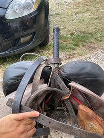 Sella da volteggio artigianale