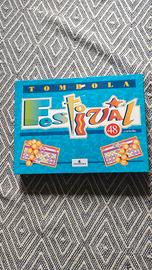 Gioco da tavola vintage tombola del festival