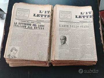 51 Settimanali l' Italia Letteraria anno 1933 