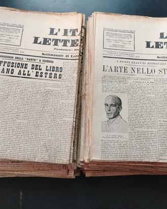 51 Settimanali l' Italia Letteraria anno 1933 