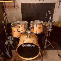 Batteria Yamaha Stage Custom 5 Pezzi + Pelli Remo