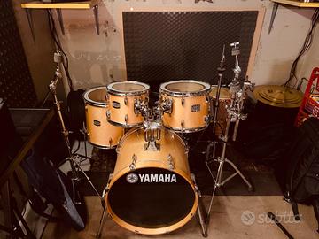Batteria Yamaha Stage Custom 5 Pezzi + Pelli Remo