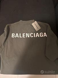 Maglia Balenciaga verde militare