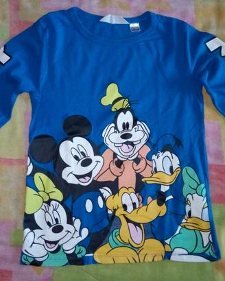 Maglie a maniche lunghe con personaggi Walt Disney