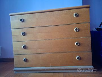 Cassettiera frassino