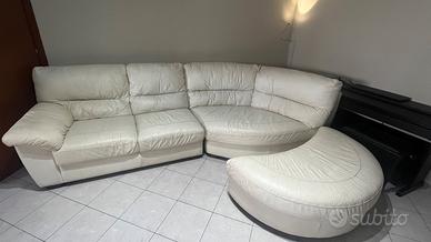 Divano in pelle Poltrone e Sofà con chaise longue