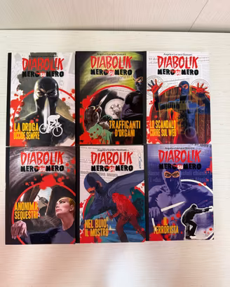 Diabolik - Nero su Nero – Lotto 6 volum