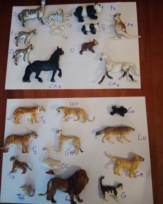 21 animali schleich anni 2000 inizi