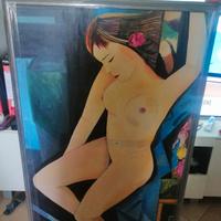 Quadro di Alberto Pirpan con immagine di. donna