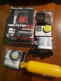 Gopro Hero 4 back+Computer Dacord + Torcia
