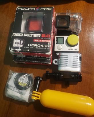 Gopro Hero 4 back+Computer Dacord + Torcia
