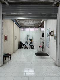 Posto Moto al coperto in garage