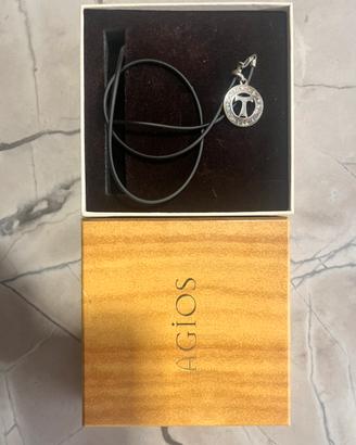 Collana cordino Tau Agios  Benedictus