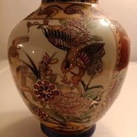 Vaso in ceramica giapponese stile Satsuma,