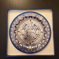 Piatto Morbelli Vetro Blu e Argento 925 - Calendar