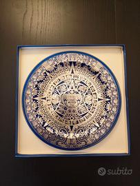 Piatto Morbelli Vetro Blu e Argento 925 - Calendar