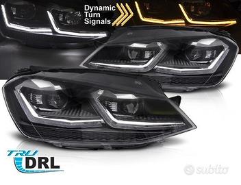 FARI ANTERIORI VW GOLF 7 LED RESTYLING LOOK FRECCI