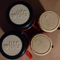 Tazze termiche vintage caffè HAG