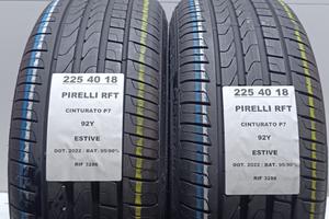 2 GOMME 225 40 18 PIRELLI RFT RIF3286