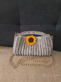 borsa bauletto a crochet 
