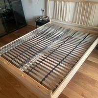 Letto matrimoniale betulla 200x160