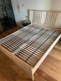 Letto matrimoniale betulla 200x160